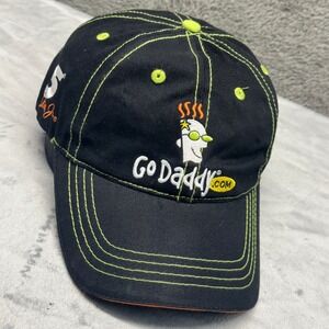 Nascar Chase Authentic Motorsports Go Daddy Black Baseball Cap Dale Earnhardt Jr